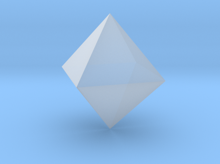 09. Square Dipyramid - 1 inch 3d printed