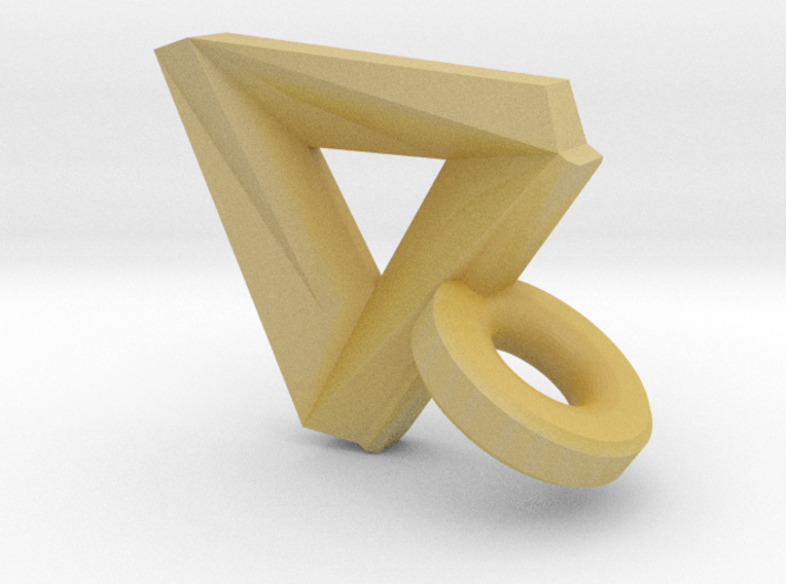 Penrose Pendant 3d printed