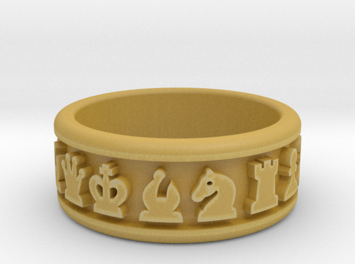 Chess_Ring 3d printed