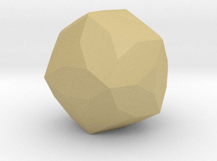 03. Chamfered Icosahedron - 10mm 3d printed