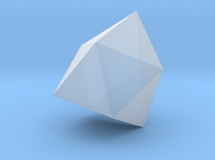 10. Gyroelongated Square Pyramid - 1in 3d printed