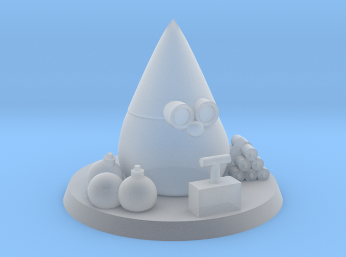 Shrumling Demolition Specialist (Puffball Gnome) 3d printed