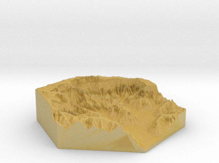Bryce Canyon NP - 3D National Park Stamp 3d printed 