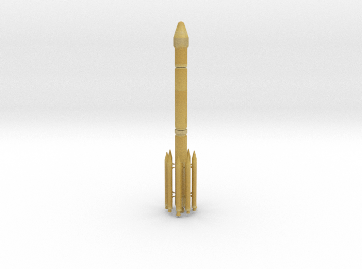 1/200 Delta II rocket 3d printed