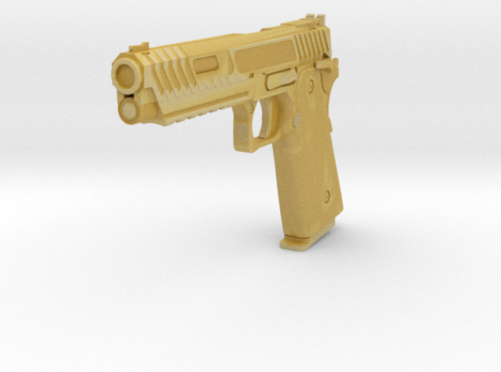 2011 Combat Master Pistol 1/6 Scale Miniature Toy 3d printed