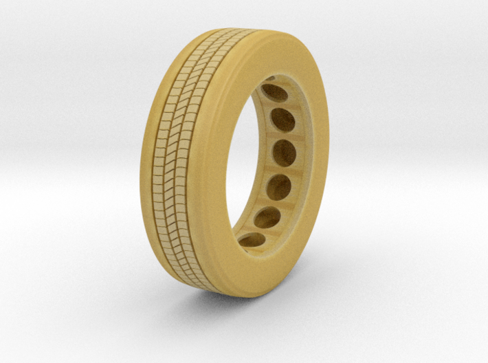 1/16 scale low profile drive tire 3d printed