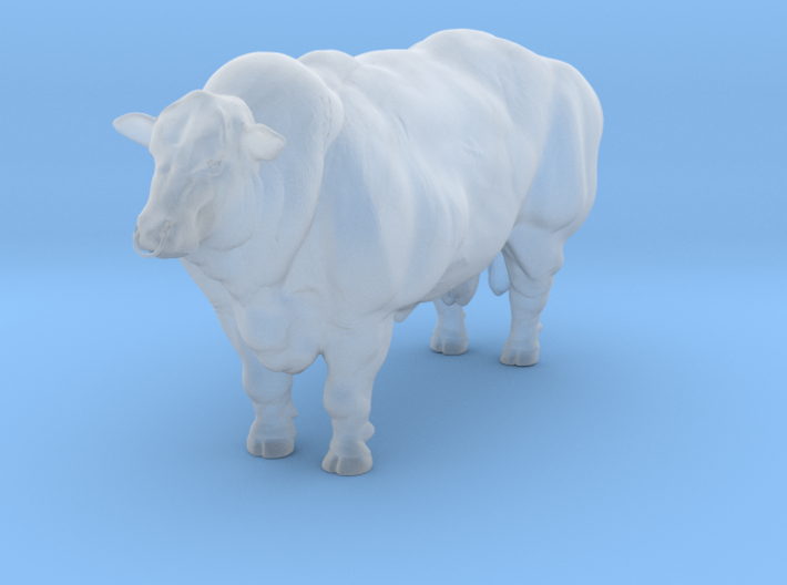 1/64 belgian blue bull 3d printed