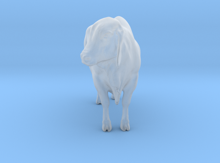 1/64 brahman cow looking right 3d printed