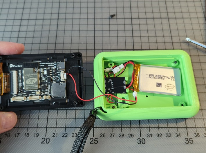 Case handheld (round frame) for *WT32-SC01 Plus* 3d printed PLA print