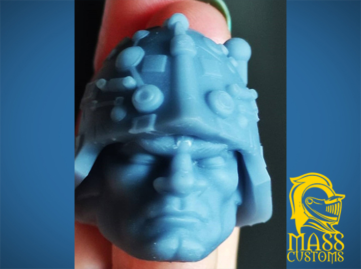 Weapon Master Head for 5.5 & 1/12 Scale 3d printed 3D Print