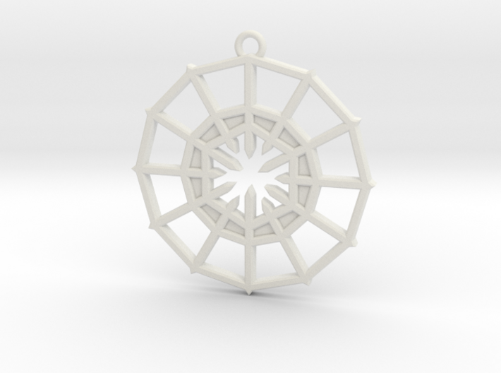 Rejection Emblem 03 Medallion (Sacred Geometry) 3d printed
