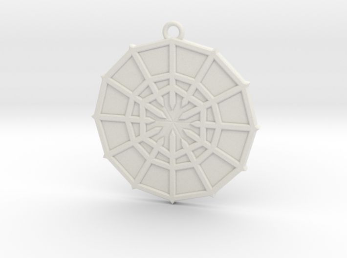 Rejection Emblem 04 Medallion (Sacred Geometry) 3d printed