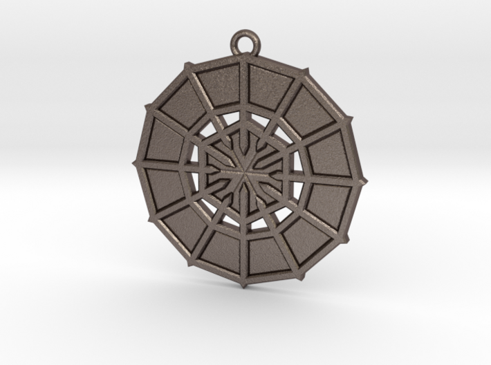 Rejection Emblem 06 Medallion (Sacred Geometry) 3d printed