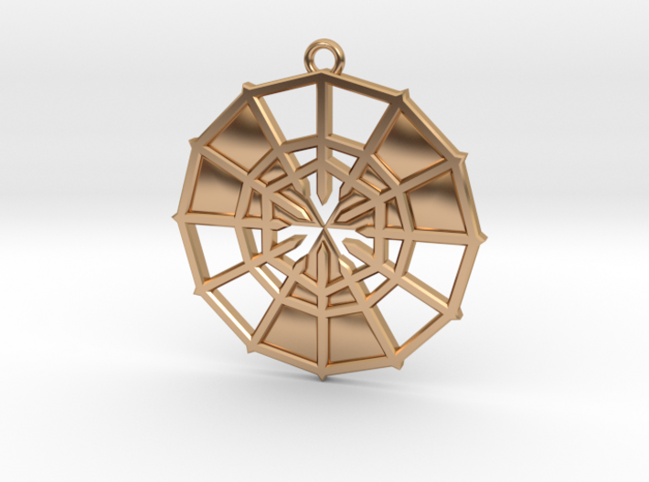 Rejection Emblem 12 Medallion (Sacred Geometry) 3d printed