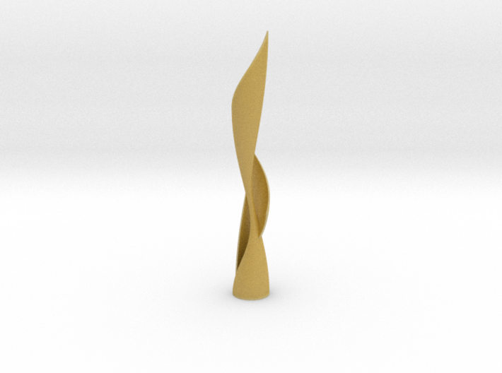 Vertical Wave Sculpture _25 cm 3d printed
