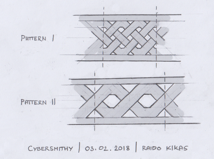 Knotwork Ring 3d printed concept art