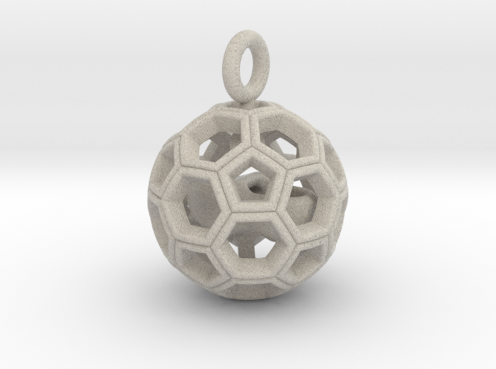 Soccer Ball with Dutch Soccer Shoe Inside 3d printed