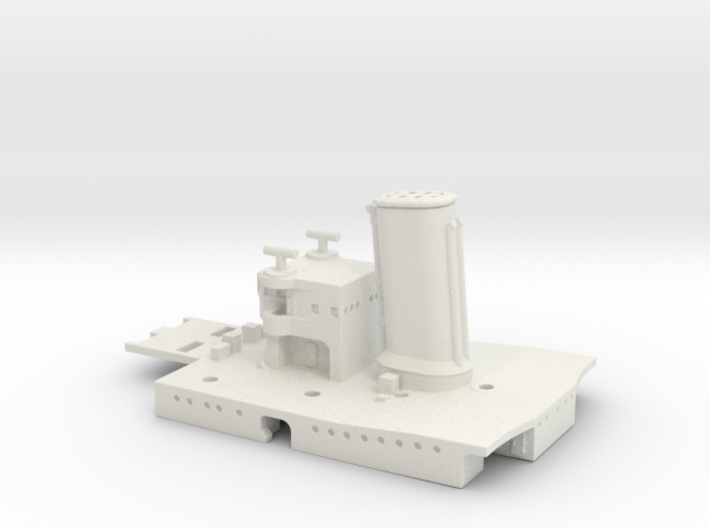 1/600 USS Pensacola (1939) Rear Superstructure 3d printed