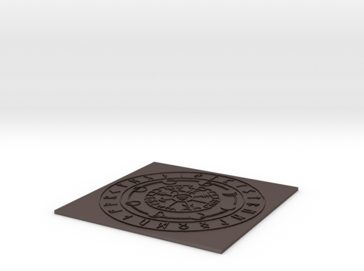 Runes Board 3d printed