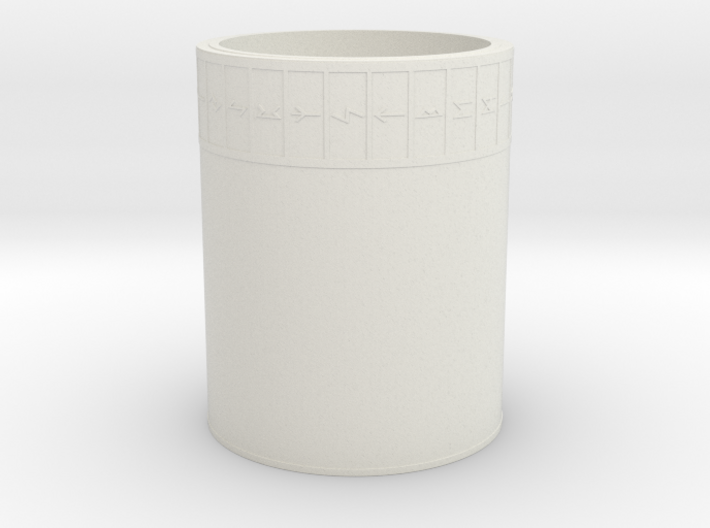Runes Cup 3d printed