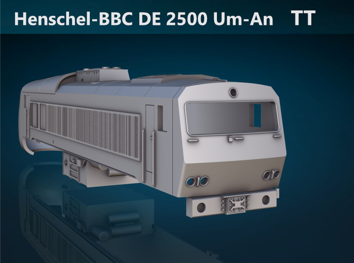 Henschel-BBC DE 2500 Um-An TT [body] 3d printed Henschel-BBC DE 2500 Um-An TT rear rendering