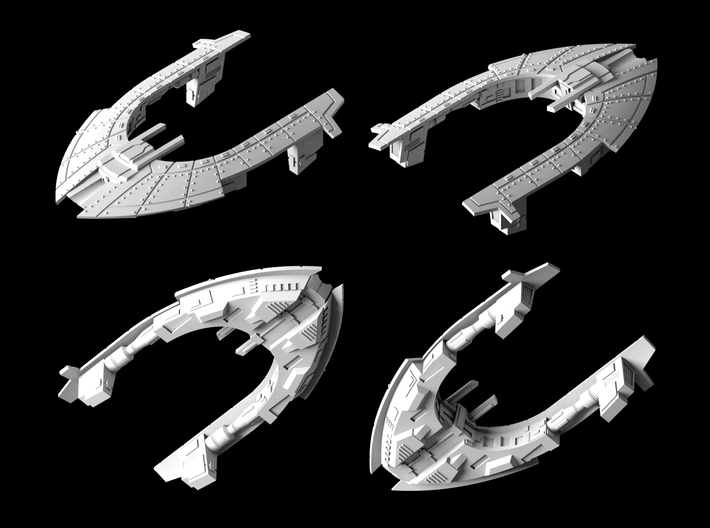 (Armada) Sabaoth Frigate (Small Version) 3d printed