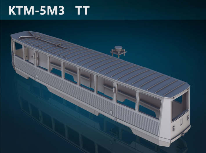 KTM-5M3 TT [body] 3d printed KTM-5M3 TT top rendering