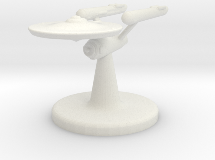 Constitution Class (TOS) 1/7000 Game Piece 3d printed