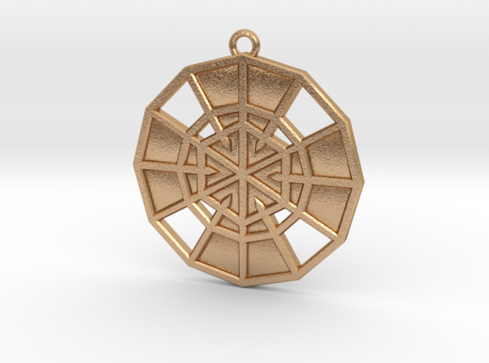 Resurrection Emblem 13 Medallion (Sacred Geometry) 3d printed