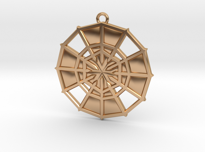 Rejection Emblem 13 Medallion (Sacred Geometry) 3d printed