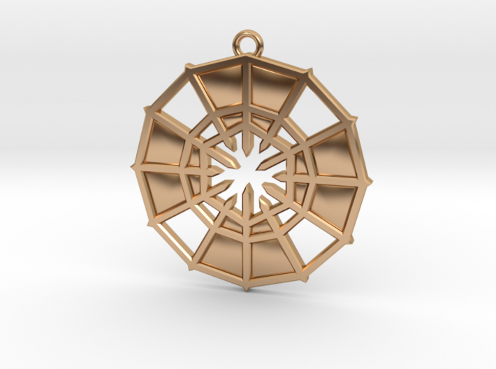 Rejection Emblem 14 Medallion (Sacred Geometry) 3d printed