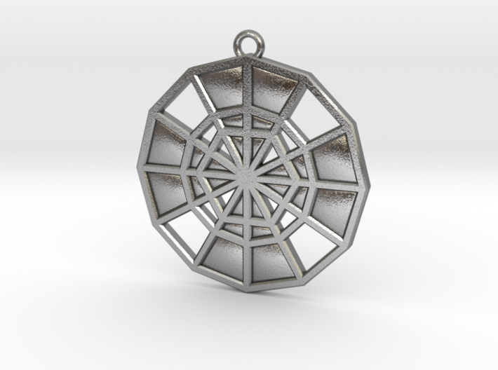 Restoration Emblem 13 Medallion (Sacred Geometry) 3d printed