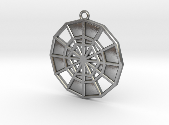 Restoration Emblem 14 Medallion (Sacred Geometry) 3d printed