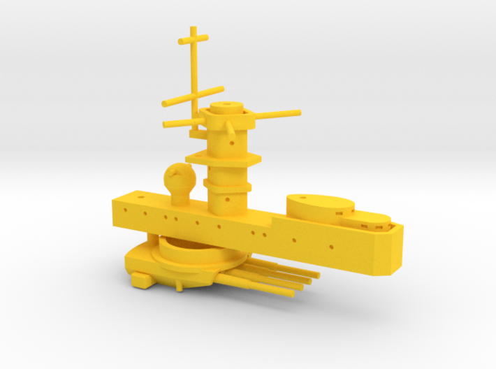 1/700 FlugDeckKreuzer AIV Superstructure 3d printed