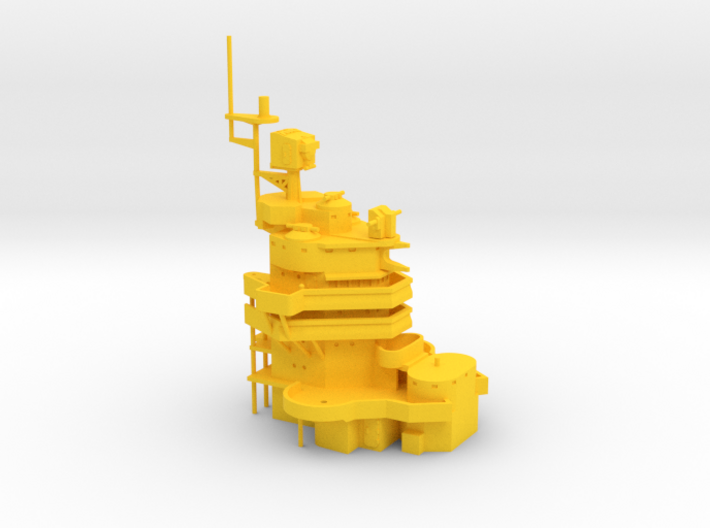 1/350 USS New Mexico (1944) Forward Superstructure 3d printed