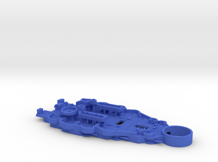 1/600 USS New Mexico (1944) Casemate Deck 3d printed