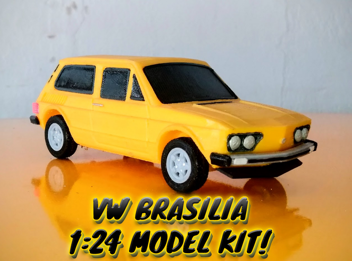 VW Brasilia 1/24 - Main Body 3d printed 
