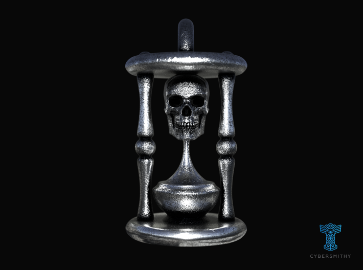 Skull of Time Pendant 3d printed