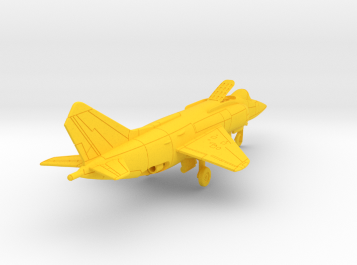 010E Yak-38 1/200 Unfolded Wing 3d printed