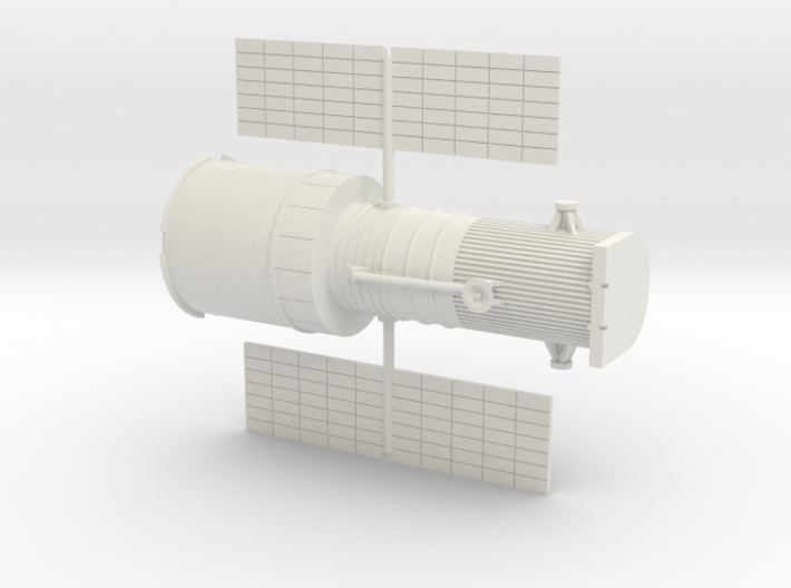 012L Hubble Partially Deployed - 1/200 3d printed