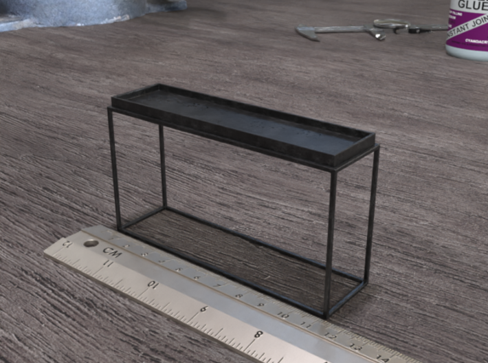 Miniature Tray Top Console Table 3d printed Miniature Tray Top Console Table 