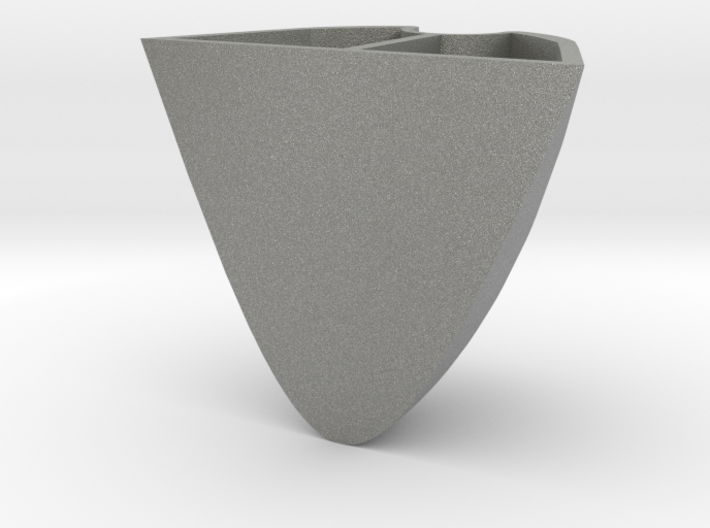 Horn Shield for &quot;Open Yacht Cleat&quot; 10inch 3d printed GRAY selection