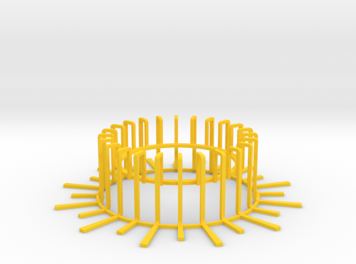 Sun candleholder 3d printed