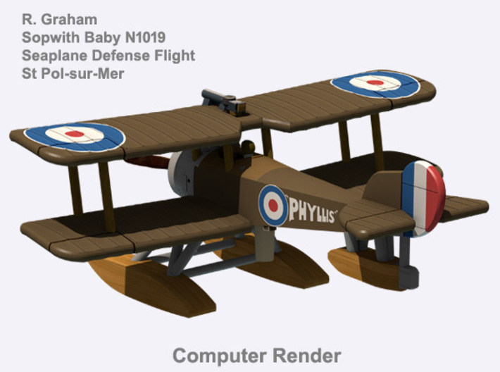 Ronald Graham Sopwith Baby (full color) 3d printed 