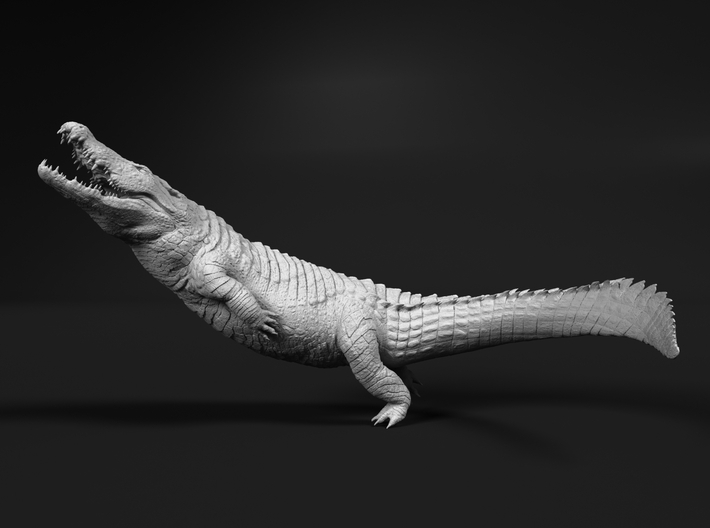 Nile Crocodile 1:6 Attacking in Water 2 3d printed