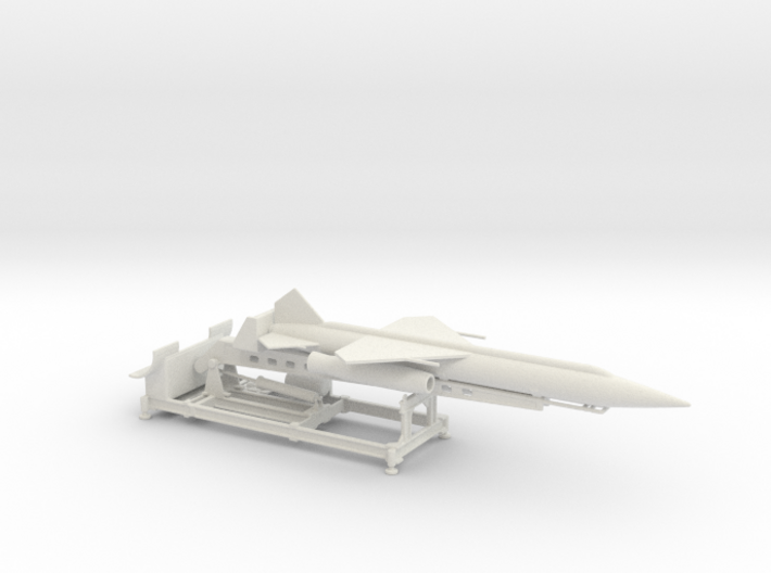 1/144 Scale IM-99 Bomarc Launch Pad 3d printed