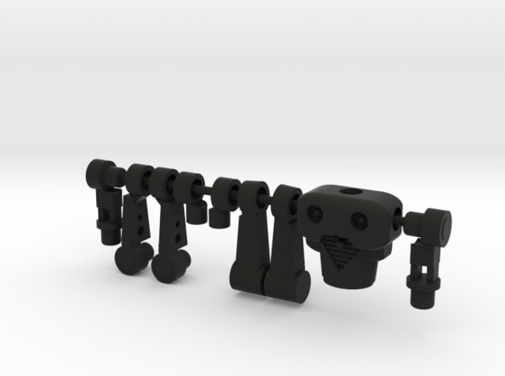 Ultra Acroyear Figure Micronauts 3d printed Black Parts