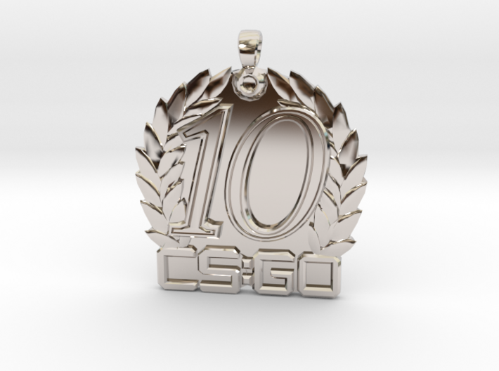 CS:GO - Ten Year Veteran Medallion 3d printed
