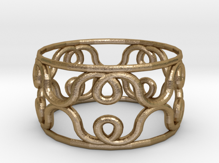 spiral ring 3d printed