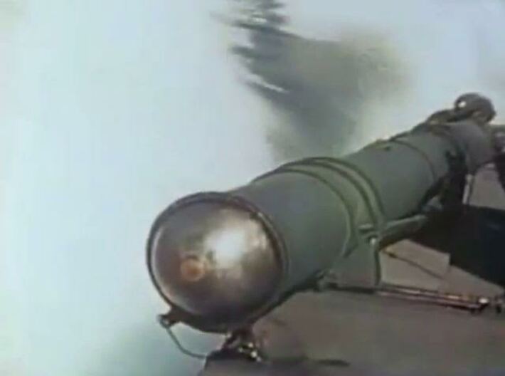 1/32 PT Boat Torpedo Tube Warhead Inserts 3d printed 